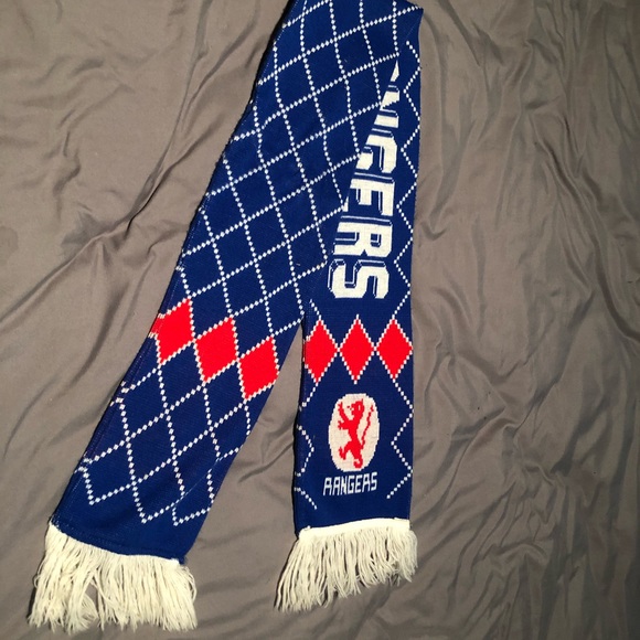 Glasgow Rangers Knitted Scarf - Picture 3 of 6